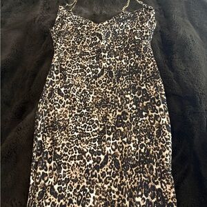 Women’s Bebe leopard dress